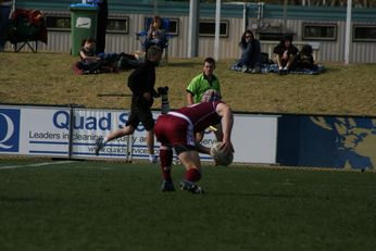 ASSRL Championship Final - Queensland Schoolboys v NSW CCC action (Photo's : OurFootyMedia)