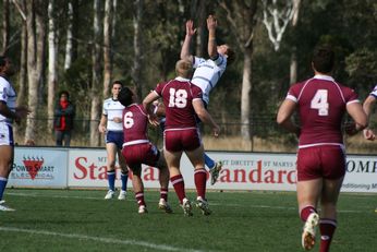 ASSRL Championship Final - Queensland Schoolboys v NSW CCC action (Photo's : OurFootyMedia)