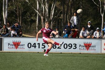 Sam Harrold scores - ASSRL Championship Final - Queensland Schoolboys v NSW CCC action (Photo's : OurFootyMedia)