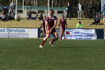 Sam Harrold scores - ASSRL Championship Final - Queensland Schoolboys v NSW CCC action (Photo's : OurFootyMedia)