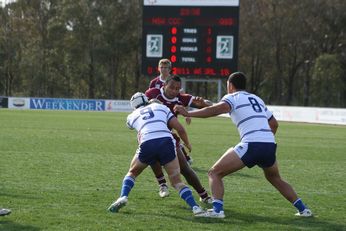 Sam Harrold scores - ASSRL Championship Final - Queensland Schoolboys v NSW CCC action (Photo's : OurFootyMedia)