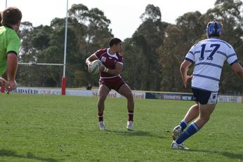Sam Harrold scores - ASSRL Championship Final - Queensland Schoolboys v NSW CCC action (Photo's : OurFootyMedia)