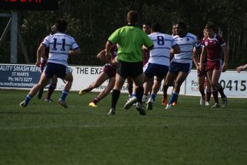 Sam Harrold scores - ASSRL Championship Final - Queensland Schoolboys v NSW CCC action (Photo's : OurFootyMedia)