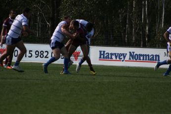 Sam Harrold scores - ASSRL Championship Final - Queensland Schoolboys v NSW CCC action (Photo's : OurFootyMedia)