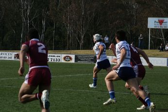 Sam Harrold scores - ASSRL Championship Final - Queensland Schoolboys v NSW CCC action (Photo's : OurFootyMedia)