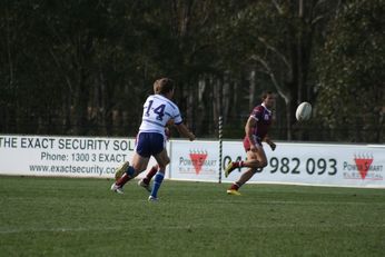 Sam Harrold scores - ASSRL Championship Final - Queensland Schoolboys v NSW CCC action (Photo's : OurFootyMedia)