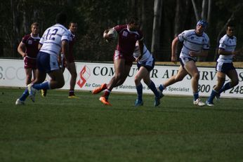 Sam Harrold scores - ASSRL Championship Final - Queensland Schoolboys v NSW CCC action (Photo's : OurFootyMedia)