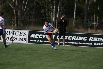 Sam Harrold scores - ASSRL Championship Final - Queensland Schoolboys v NSW CCC action (Photo's : OurFootyMedia)