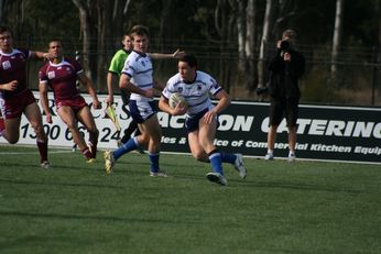 Sam Harrold scores - ASSRL Championship Final - Queensland Schoolboys v NSW CCC action (Photo's : OurFootyMedia)