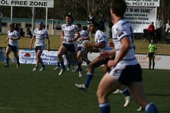Sam Harrold scores - ASSRL Championship Final - Queensland Schoolboys v NSW CCC action (Photo's : OurFootyMedia)