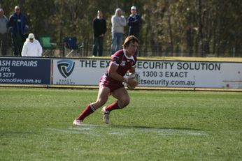Sam Harrold scores - ASSRL Championship Final - Queensland Schoolboys v NSW CCC action (Photo's : OurFootyMedia)