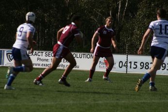 Sam Harrold scores - ASSRL Championship Final - Queensland Schoolboys v NSW CCC action (Photo's : OurFootyMedia)
