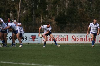 Sam Harrold scores - ASSRL Championship Final - Queensland Schoolboys v NSW CCC action (Photo's : OurFootyMedia)