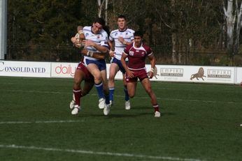 Sam Harrold scores - ASSRL Championship Final - Queensland Schoolboys v NSW CCC action (Photo's : OurFootyMedia)