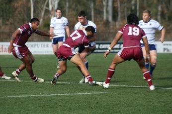 Sam Harrold scores - ASSRL Championship Final - Queensland Schoolboys v NSW CCC action (Photo's : OurFootyMedia)