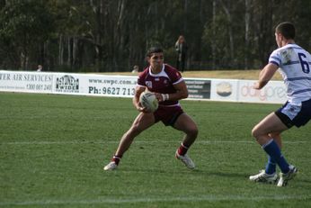 Sam Harrold scores - ASSRL Championship Final - Queensland Schoolboys v NSW CCC action (Photo's : OurFootyMedia)