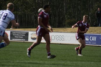 Sam Harrold scores - ASSRL Championship Final - Queensland Schoolboys v NSW CCC action (Photo's : OurFootyMedia)