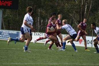 Sam Harrold scores - ASSRL Championship Final - Queensland Schoolboys v NSW CCC action (Photo's : OurFootyMedia)