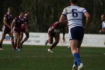 Sam Harrold scores - ASSRL Championship Final - Queensland Schoolboys v NSW CCC action (Photo's : OurFootyMedia)