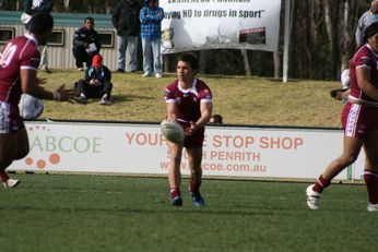 Sam Harrold scores - ASSRL Championship Final - Queensland Schoolboys v NSW CCC action (Photo's : OurFootyMedia)