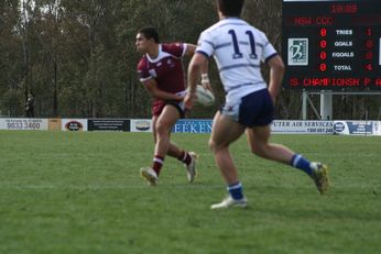 Sam Harrold scores - ASSRL Championship Final - Queensland Schoolboys v NSW CCC action (Photo's : OurFootyMedia)
