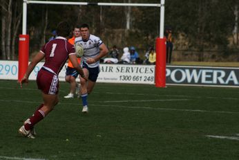 Sam Harrold scores - ASSRL Championship Final - Queensland Schoolboys v NSW CCC action (Photo's : OurFootyMedia)