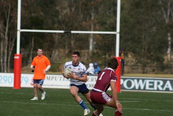 Sam Harrold scores - ASSRL Championship Final - Queensland Schoolboys v NSW CCC action (Photo's : OurFootyMedia)