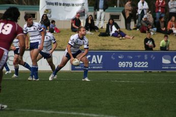 Sam Harrold scores - ASSRL Championship Final - Queensland Schoolboys v NSW CCC action (Photo's : OurFootyMedia)