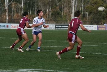 Sam Harrold scores - ASSRL Championship Final - Queensland Schoolboys v NSW CCC action (Photo's : OurFootyMedia)