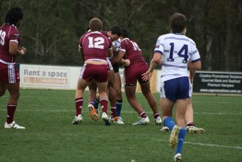 ASSRL Championship Final - Queensland Schoolboys v NSW CCC action (Photo's : OurFootyMedia)