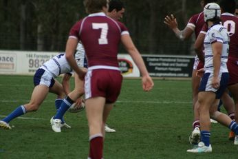 ASSRL Championship Final - Queensland Schoolboys v NSW CCC action (Photo's : OurFootyMedia)