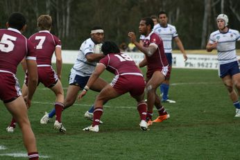 ASSRL Championship Final - Queensland Schoolboys v NSW CCC action (Photo's : OurFootyMedia)