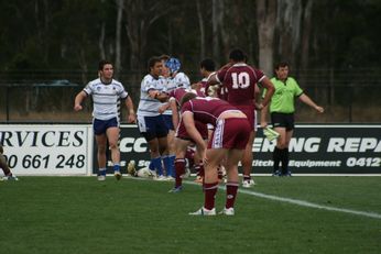 ASSRL Championship Final - Queensland Schoolboys v NSW CCC action (Photo's : OurFootyMedia)