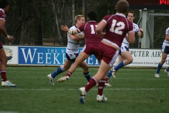 ASSRL Championship Final - Queensland Schoolboys v NSW CCC action (Photo's : OurFootyMedia)