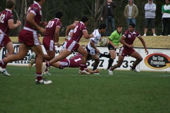 ASSRL Championship Final - Queensland Schoolboys v NSW CCC action (Photo's : OurFootyMedia)