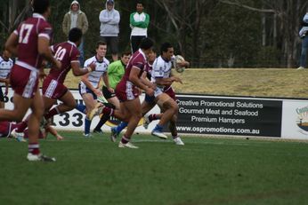 ASSRL Championship Final - Queensland Schoolboys v NSW CCC action (Photo's : OurFootyMedia)