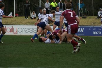 ASSRL Championship Final - Queensland Schoolboys v NSW CCC action (Photo's : OurFootyMedia)