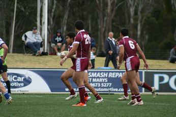 ASSRL Championship Final - Queensland Schoolboys v NSW CCC action (Photo's : OurFootyMedia)