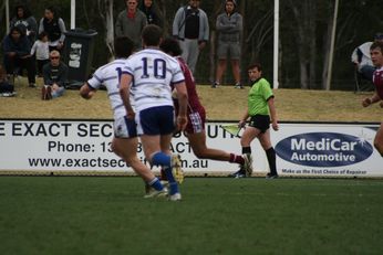 ASSRL Championship Final - Queensland Schoolboys v NSW CCC action (Photo's : OurFootyMedia)