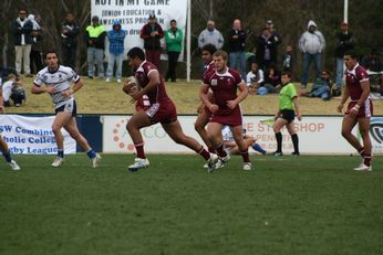 ASSRL Championship Final - Queensland Schoolboys v NSW CCC action (Photo's : OurFootyMedia)
