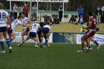 ASSRL Championship Final - Queensland Schoolboys v NSW CCC action (Photo's : OurFootyMedia)