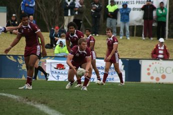 ASSRL Championship Final - Queensland Schoolboys v NSW CCC action (Photo's : OurFootyMedia)