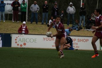 ASSRL Championship Final - Queensland Schoolboys v NSW CCC action (Photo's : OurFootyMedia)