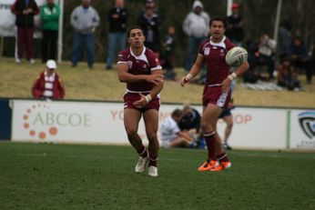 ASSRL Championship Final - Queensland Schoolboys v NSW CCC action (Photo's : OurFootyMedia)