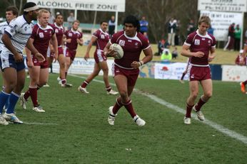 ASSRL Championship Final - Queensland Schoolboys v NSW CCC action (Photo's : OurFootyMedia)