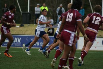 ASSRL Championship Final - Queensland Schoolboys v NSW CCC action (Photo's : OurFootyMedia)