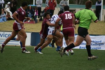 ASSRL Championship Final - Queensland Schoolboys v NSW CCC action (Photo's : OurFootyMedia)