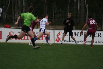 ASSRL Championship Final - Queensland Schoolboys v NSW CCC action (Photo's : OurFootyMedia)