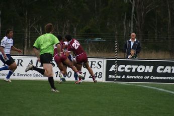 ASSRL Championship Final - Queensland Schoolboys v NSW CCC action (Photo's : OurFootyMedia)