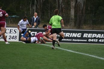 ASSRL Championship Final - Queensland Schoolboys v NSW CCC action (Photo's : OurFootyMedia)